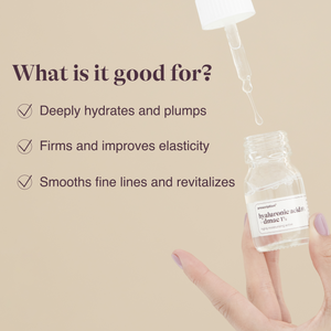 Prescription Skincare Hyaluronic Acid 5% + DMAE 1% hydrateert diep, verbetert de elasticiteit en vervaagt fijne lijntjes