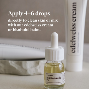 Niacinamide & Edelweiss cream - skin duo