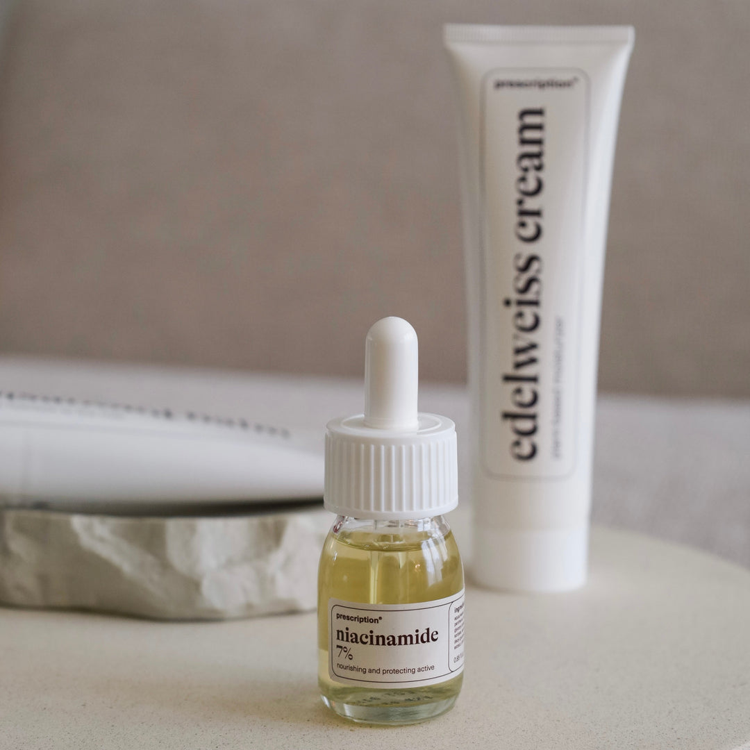 Niacinamide & Edelweiss cream - skin duo