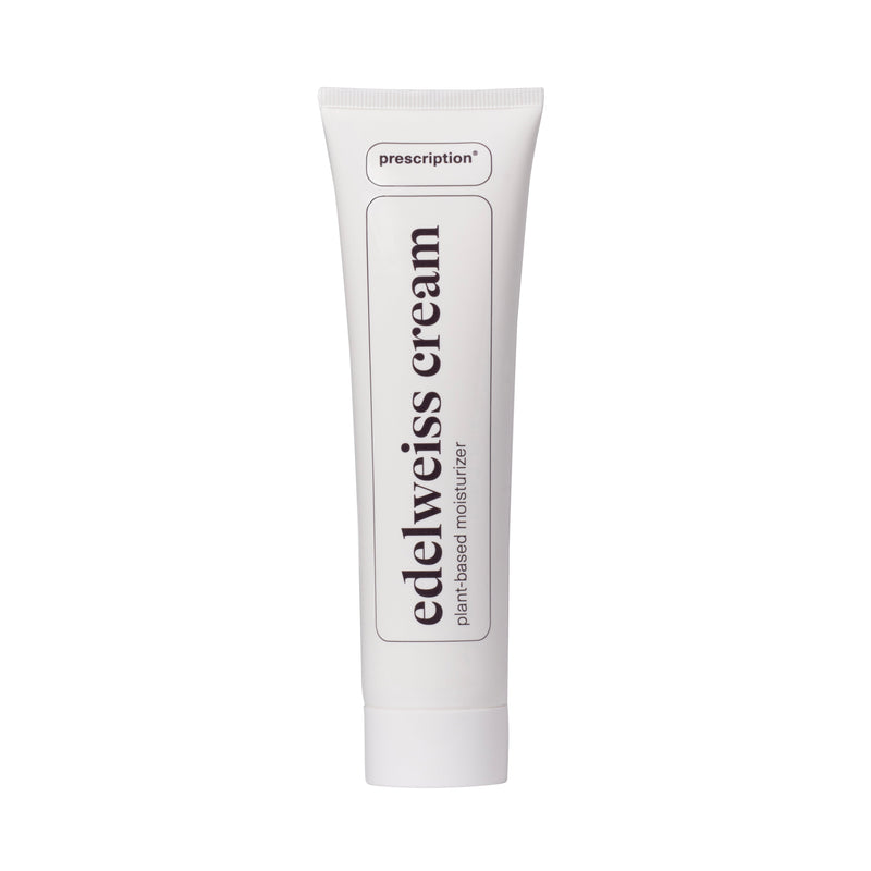 Prescription Skincare Edelweiss Cream tube, dagelijkse vochtinbrengende crème