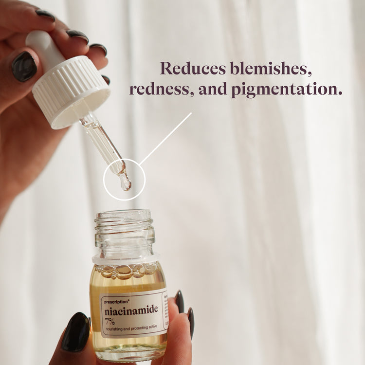 Niacinamide  – helpt pigment en oneffenheden zichtbaar verminderen